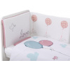 BUBABA Súprava do postieľky Zamilovaný zajačik 6dielna BUBABA Súprava do postieľky Zamilovaný zajačik 6dielna