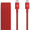 Apple Beats USB-C / USB-C Woven Cable (1.5m)- Rapid Red MDGF4EE/A Apple Beats USB-C / USB-C Woven Cable (1.5m)- Rapid Red MDGF4EE/A