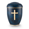 Ekologická urna Rustica - Kríž/Modrá Ekologická urna Rustica - Kríž/Modrá