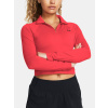 Under Armour Dámske tričko Vanish Seamless 1/4 Zip Crop Červená XL Under Armour Dámske tričko Vanish Seamless 1/4 Zip Crop Červená XL
