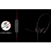 Poly Sluchátka Blackwire C3210 s kabelovým náhlavním mostem, kancelář/call centrum, USB typu C, černá, červená Poly Sluchátka Blackwire C3210 s kabelovým náhlavním mostem, kancelář/call centrum, USB typu C, černá, červená