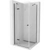 Mexen Roma, sprchovací kút 90 (dvere) x 90 (stena) cm, 6mm číre sklo, čierny profil, 854-090-090-70-00 Mexen Roma, sprchovací kút 90 (dvere) x 90 (stena) cm, 6mm číre sklo, čierny profil, 854-090-090-70-00