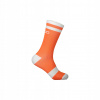 Ponožky POC Lure MTB Sock Long - ORANGE/WHITE - Veľkosť M Ponožky POC Lure MTB Sock Long - ORANGE/WHITE - Veľkosť M