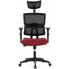 AUTRONIC Kancelářská židle KA-B1025 BOR, červená, síťovina, 6 hodin denně AUTRONIC Kancelářská židle KA-B1025 BOR, červená, síťovina, 6 hodin denně