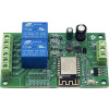 Modul 2x relé ESP8266 s wifi modulem ESP-12F,napájení 5V nebo 7-80VDC Modul 2x relé ESP8266 s wifi modulem ESP-12F,napájení 5V nebo 7-80VDC