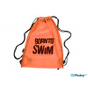 BornToSwim Mesh bag Farba: oranžová čierne logo BornToSwim Mesh bag Farba: oranžová čierne logo