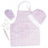 Bigjigs Kuchaský set se zástěrou s puntíky Bigjigs Kuchaský set se zástěrou s puntíky