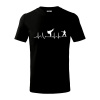 Karate EKG - Tričko detské bavlnené - 122 cm/6 rokov ( Čierna ) Karate EKG - Tričko detské bavlnené - 122 cm/6 rokov ( Čierna )