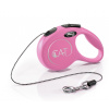 Flexi Vodítko Cat XS lanko 3m růžové Flexi Vodítko Cat XS lanko 3m růžové