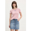HUGO Blue tričko dámske bavlnené s elastanom Easy Tee_B 50523924 ružová L HUGO Blue tričko dámske bavlnené s elastanom Easy Tee_B 50523924 ružová L
