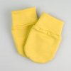 Dojčenské úpletové rukavičky bez prstov žltá Dojčenské úpletové rukavičky bez prstov žltá