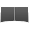 Blumfeldt Bari Doppio 620, dvojitá bočná clona, 6 x 2 m, hliník, antracitová Blumfeldt Bari Doppio 620, dvojitá bočná clona, 6 x 2 m, hliník, antracitová