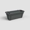 Truhlík VENEZIA, samozavlažovací, se stabilizační vložkou, 60cm, plast, tm.šedá|ANTHRACITE|Artevasi Truhlík VENEZIA, samozavlažovací, se stabilizační vložkou, 60cm, plast, tm.šedá|ANTHRACITE|Artevasi
