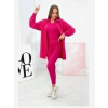 3-dielny set mikiny, topu a legín fuchsiová 3-dielny set mikiny, topu a legín fuchsiová
