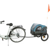 Vozík za bicykel, S: 70 x 88 x 88/131 cm, modrá/sivá Vozík za bicykel, S: 70 x 88 x 88/131 cm, modrá/sivá