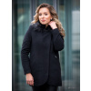 Luxusný dámsky kabát s kožušinkou DEYSI čierny, ZVOĽTE VEĽKOSŤ OBLEČENIA L Luxusný dámsky kabát s kožušinkou DEYSI čierny, ZVOĽTE VEĽKOSŤ OBLEČENIA L