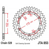 JT Hliníková reťazová rozeta JT JTA 853-50BLK 50T, 520 čierna JT Hliníková reťazová rozeta JT JTA 853-50BLK 50T, 520 čierna
