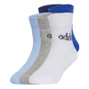 Ponožky nad kotník ADIDAS KIDS LIN ANK 5P JF8542 – Tmavo modrá Ponožky nad kotník ADIDAS KIDS LIN ANK 5P JF8542 – Tmavo modrá