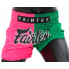 Muay thai trenky Fairtex - BS1911 - black/pink váha/velikost: L Muay thai trenky Fairtex - BS1911 - black/pink váha/velikost: L