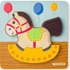 Woody Woody Puzzle Baby - hojdací koník OLP102191366 Woody Woody Puzzle Baby - hojdací koník OLP102191366