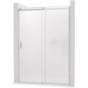 CERANO - Sprchové posuvné dvere Santoro - pravá - 6 mm - chróm, mliečne sklo - 100x195 cm CERANO - Sprchové posuvné dvere Santoro - pravá - 6 mm - chróm, mliečne sklo - 100x195 cm