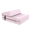 FDM Skládací matrace a pohovka SUZI MINI TRINITY 71 cm pudrově růžová FDM Skládací matrace a pohovka SUZI MINI TRINITY 71 cm pudrově růžová