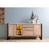 Bighome - Príborník z agátového / recyklovaného dreva 200x40x90 prírodný lak DENVER Bighome - Príborník z agátového / recyklovaného dreva 200x40x90 prírodný lak DENVER