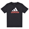 adidas Tričká s krátkym rukávom Essentials Two-Color Big Logo Cotton T-Shirt Čierna adidas Tričká s krátkym rukávom Essentials Two-Color Big Logo Cotton T-Shirt Čierna