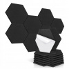 Zvukovo Izolačné Nálepky na Stenu, 12 ks Hexagonálne Zvukové Izolácie s Vysokou Hustotou Zvukovo Izolačné Nálepky na Stenu, 12 ks Hexagonálne Zvukové Izolácie s Vysokou Hustotou