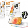 Aligator Stanice Smart Station A s bezdrátovým nabíjením 3v1, 15W AS03WT Aligator Stanice Smart Station A s bezdrátovým nabíjením 3v1, 15W AS03WT