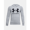 Chlapčenská mikina Under Armour RIVAL FLEECE HOODIE Šedá YSM Chlapčenská mikina Under Armour RIVAL FLEECE HOODIE Šedá YSM
