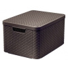CURVER Úložný box RATTAN L, 44,5 x 24,8 x 33 cm, hnedý, 03619-210 CURVER Úložný box RATTAN L, 44,5 x 24,8 x 33 cm, hnedý, 03619-210