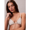 Dámske plavky Calvin Klein Q62697 Horný diel S Smetanová Dámske plavky Calvin Klein Q62697 Horný diel S Smetanová