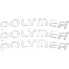Nálepky na ráfik Polymér Workshop White Decal Set uni Nálepky na ráfik Polymér Workshop White Decal Set uni