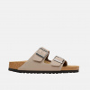 Birkenstock Béžovo-šedé regular šľapky Birkenstock Arizona Birko-Flor Nubuk Birkenstock Béžovo-šedé regular šľapky Birkenstock Arizona Birko-Flor Nubuk