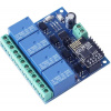 Modul 4x relé ESP8266 s wifi modulem ESP-01, napájení 5V Modul 4x relé ESP8266 s wifi modulem ESP-01, napájení 5V