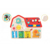 TookyToy Drevená manipulačná tabuľa - Domček TookyToy Drevená manipulačná tabuľa - Domček