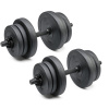 Set jednoručních nakládacích činek 2 x 10 kg TRINFIT NCP 25 mm Set jednoručních nakládacích činek 2 x 10 kg TRINFIT NCP 25 mm