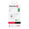 Swissten 12W UBS-A a USB-C Travel Charger - 22071500 - White Swissten 12W UBS-A a USB-C Travel Charger - 22071500 - White
