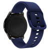 SES Silikónový remienok pre chytré hodinky Amazfit GTR Mini - tmavo modrý 16284