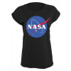 NASA dámske tričko Insignia, čierne - XL NASA dámske tričko Insignia, čierne - XL