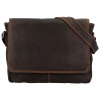 Pánska kožená taška tmavohnedá - Greenwood Jordy hnedá Pánska kožená taška tmavohnedá - Greenwood Jordy hnedá
