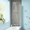 HANSGROHE Croma E Showerpipe nástenný sprchový systém s vaňovým termostatom, horná sprcha 1jet 280 x 170 mm, ručná sprcha 3jet, chróm, 27687000