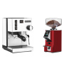 Rancilio Silvia BC, white + Eureka Mignon Specialita Smart, CR ferrari red Rancilio Silvia BC, white + Eureka Mignon Specialita Smart, CR ferrari red