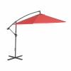 MIAMI bočný slnečník červený (bočný slnečník s priemerom 2,7 m) MIAMI bočný slnečník červený (bočný slnečník s priemerom 2,7 m)