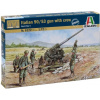 Italeri - figurky dělo Cannone da 90/53 s posádkou, Model Kit 6122, 1/72 Italeri - figurky dělo Cannone da 90/53 s posádkou, Model Kit 6122, 1/72