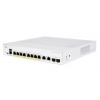 Cisco switch CBS350-8P-E-2G-EU (8xGbE,2xGbE/SFP combo,8xPoE+,60W,fanless) - REFRESH