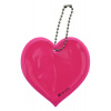 Prívesok reflexný SRDCE - ružový Prívesok reflexný SRDCE - ružový