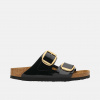 Birkenstock Čierno-zlaté regular šľapky Birkenstock Arizona Big Buckle Birko-Flor Patent Birkenstock Čierno-zlaté regular šľapky Birkenstock Arizona Big Buckle Birko-Flor Patent