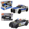 LEAN TOYS Policajné auto 1:20 Trecí pohon Zvuk Svetelné efekty Strieborná Čierna LEAN TOYS Policajné auto 1:20 Trecí pohon Zvuk Svetelné efekty Strieborná Čierna